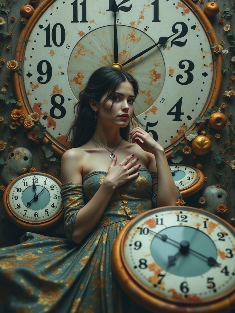 Melting Time: Surreal Horror with Elegant Distortion