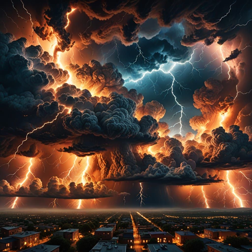 Epic Cosmic Skies Unleash Celestial Fury in Vibrant Nebulae