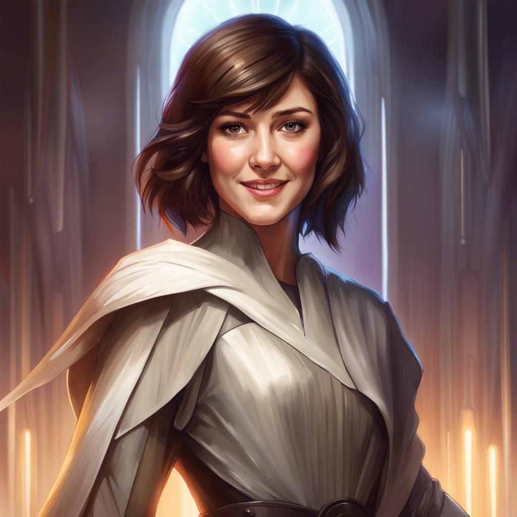 Mary Elizabeth Winstead as Jedi Knight Portrait