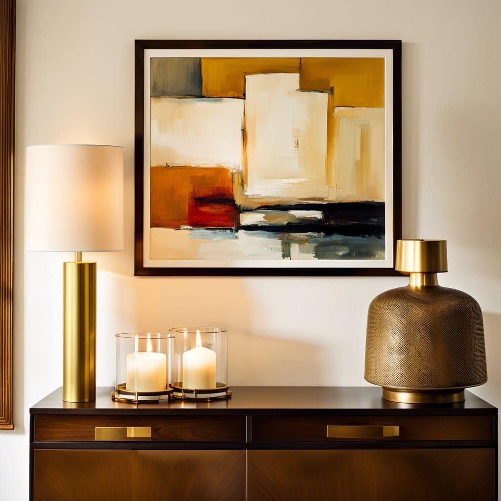 Elegant Brass Wall Light with Vintage Decor