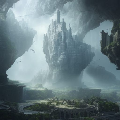 Shattered Glass: A Dramatic Digital Painting