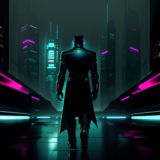 Futuristic Metropolis at Dusk