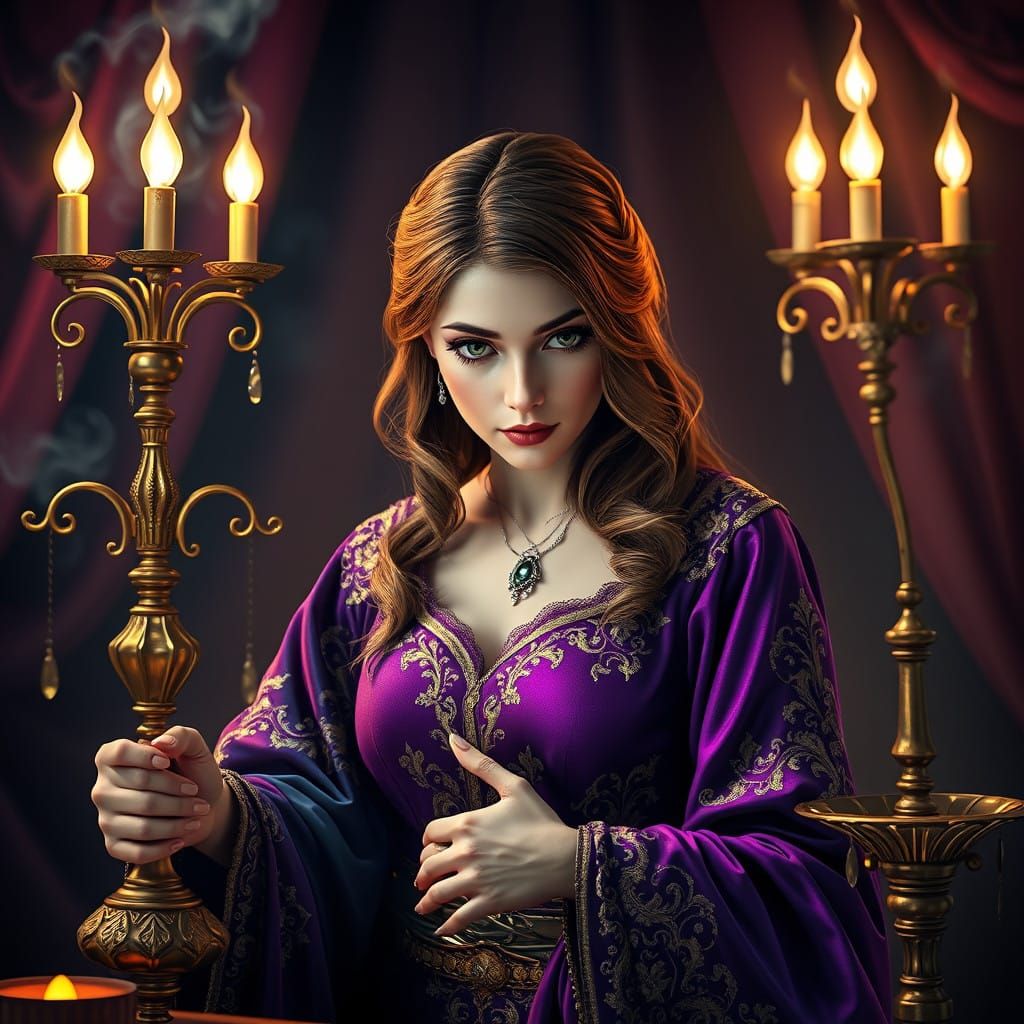 Enchanted Fortune Teller Unveils Mystical Future