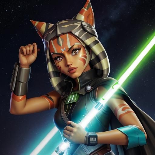 Ahsoka Tano with the Omnitrix