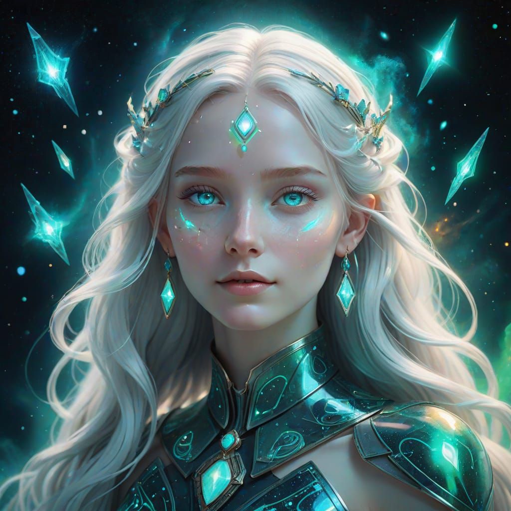 Cosmic Goddess in Astral Realms