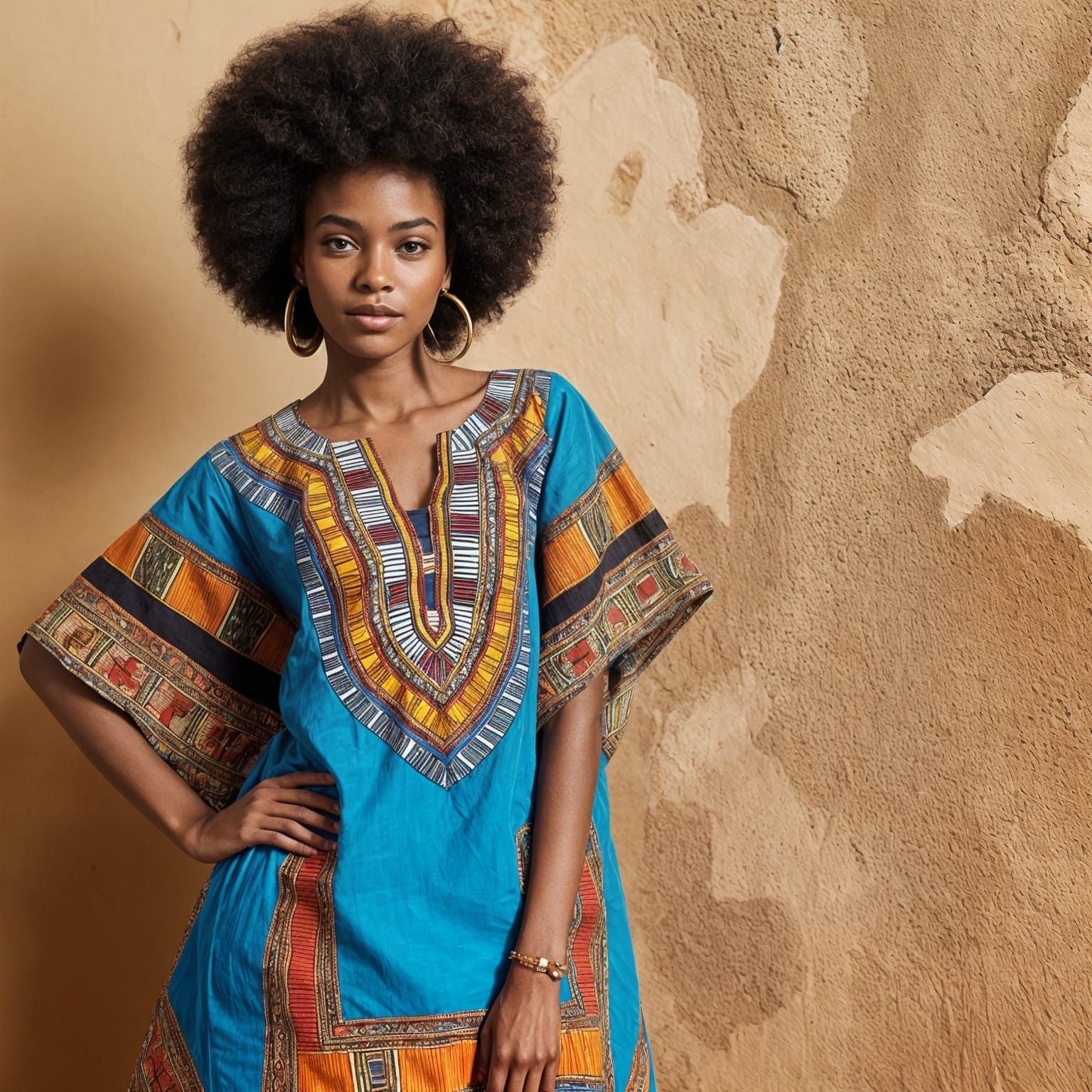 African Beauty in Traditional Regalia