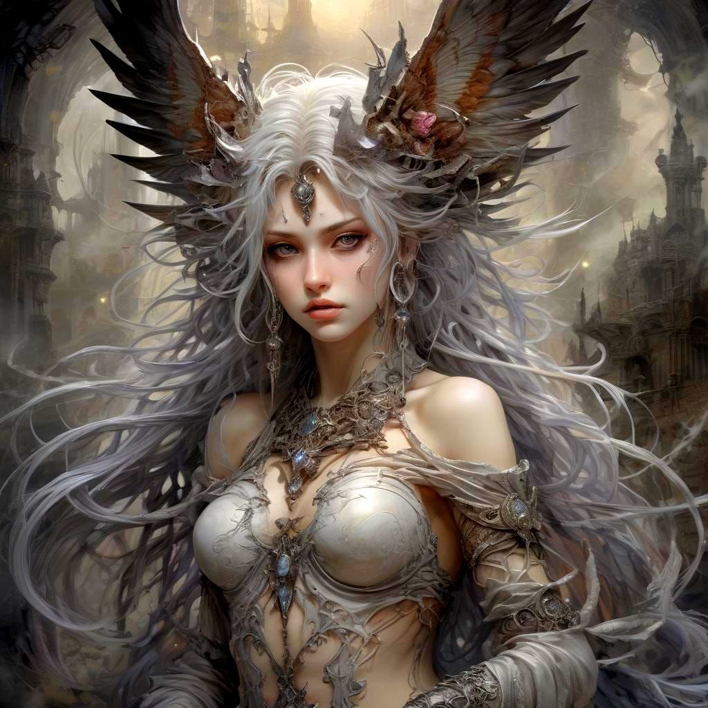 Fantasy Valkyrie Ink Masterpiece