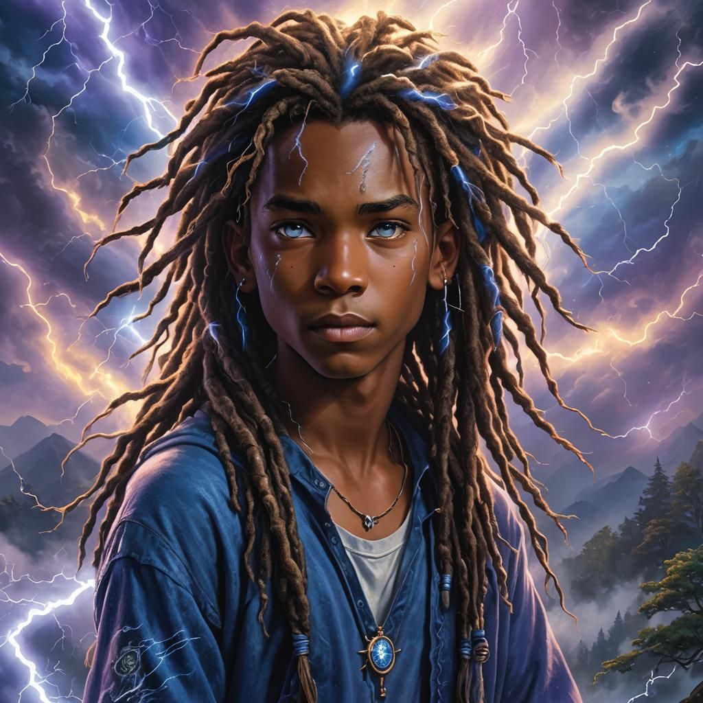 Boy Receives Lightning Powers in Ethereal Fantasy