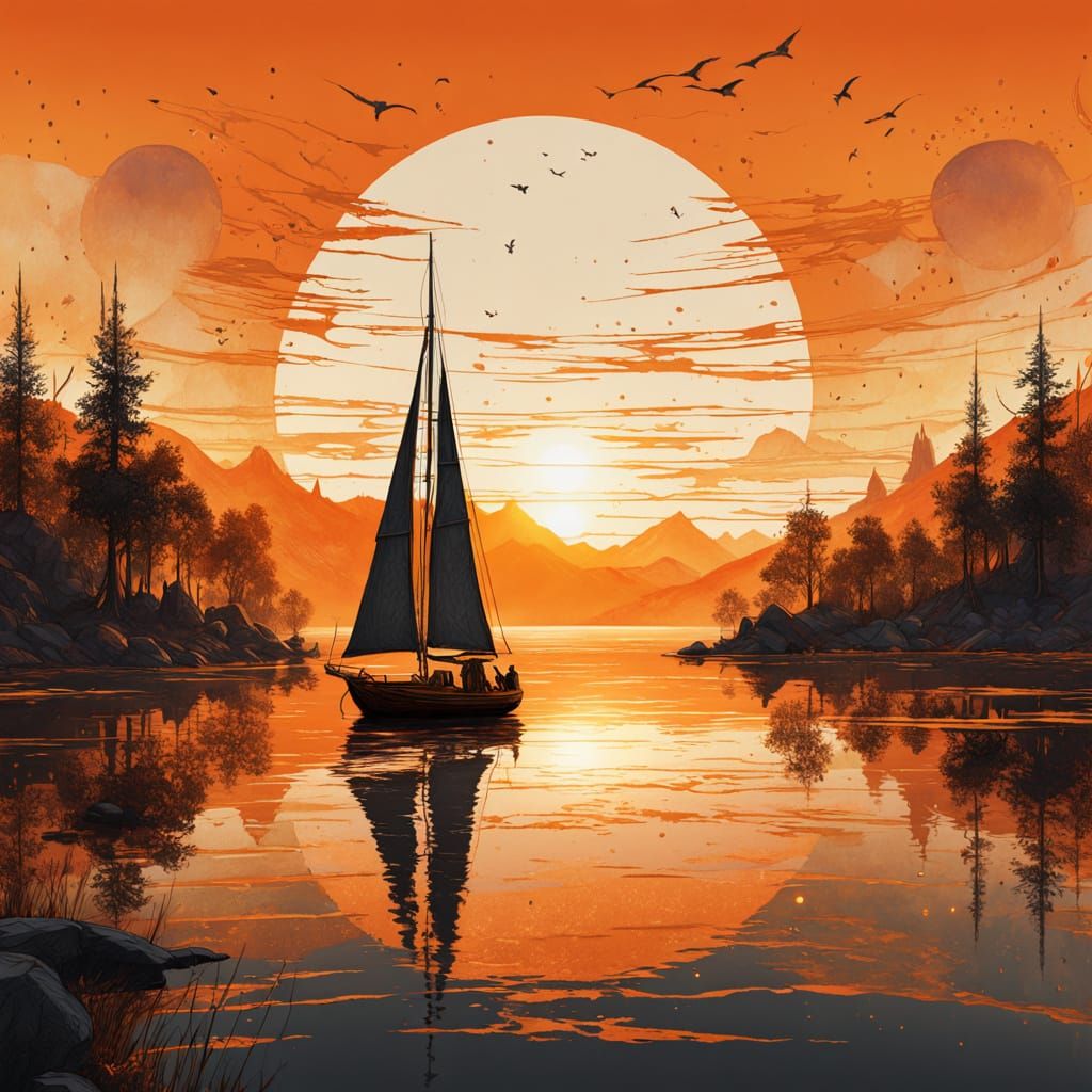 SAILING AT SUNRISE