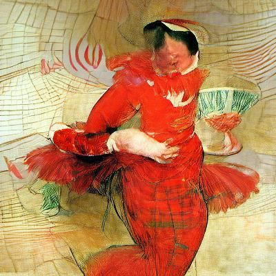 Dancing Woman Generated by AI