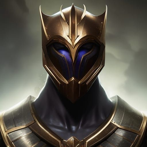 Scarred Knight Portrait in Dark Fantasy Style