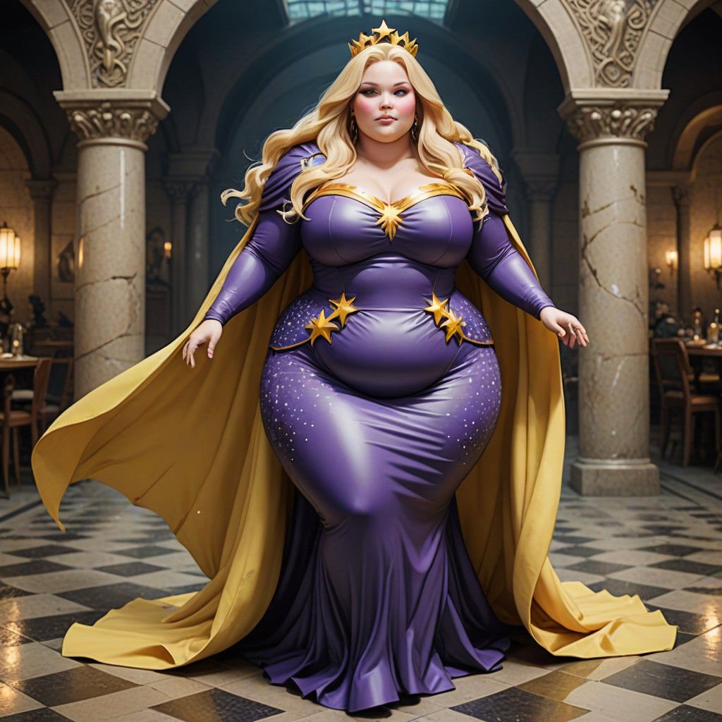 Cyberpunk Goddess Rescues Plump Mermaid from Dystopian Depth...