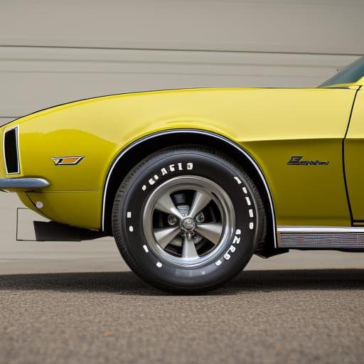1969 Camaro Z28: Yellow with Black Stripes
