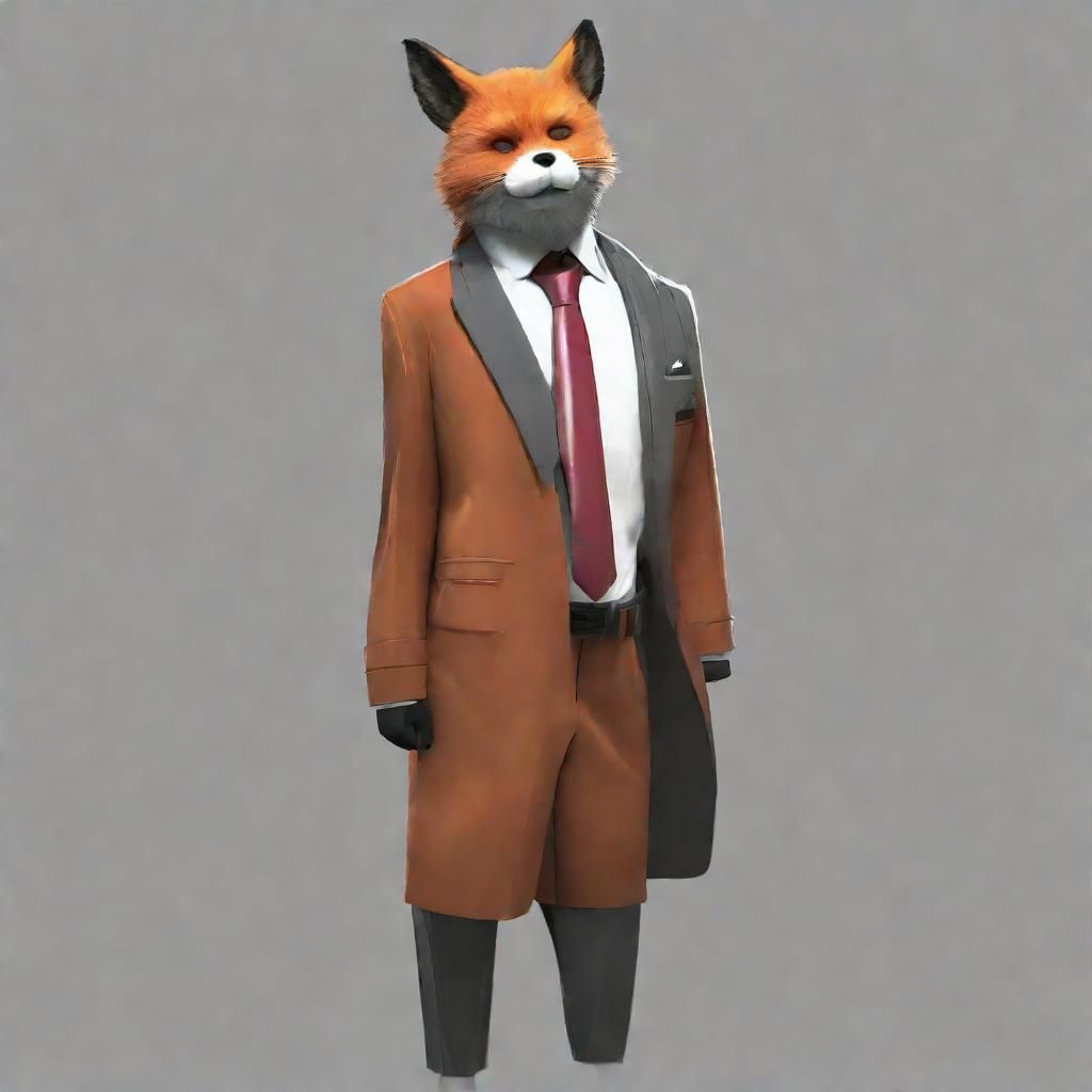 AI Generated Foxy Suit Costume
