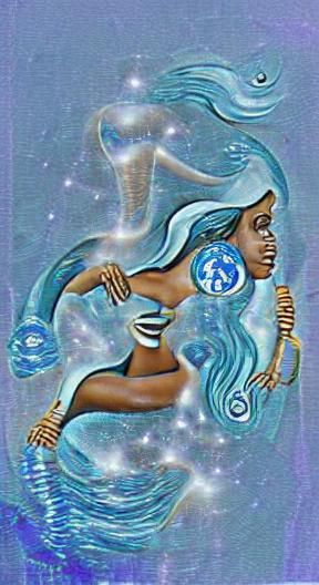 AI Generated Image of Aquarius Woman