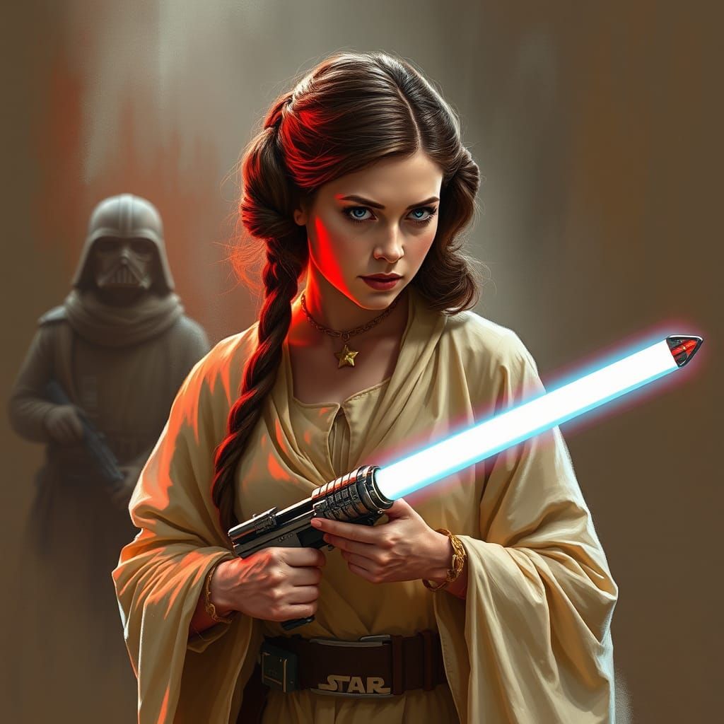 Princess Leia with Bolt Cutters