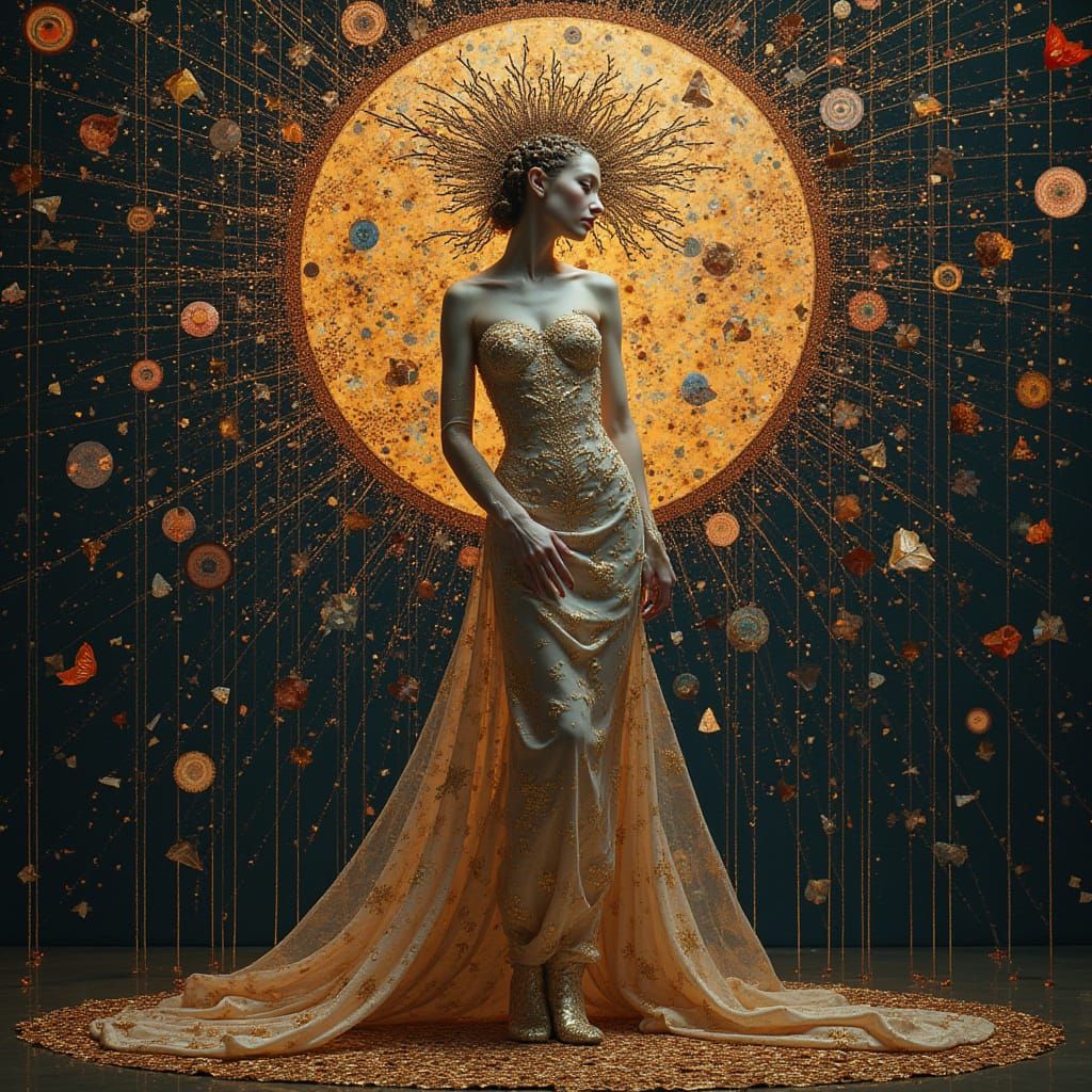 Neuromorphic Fairy Tale in 3D Collage