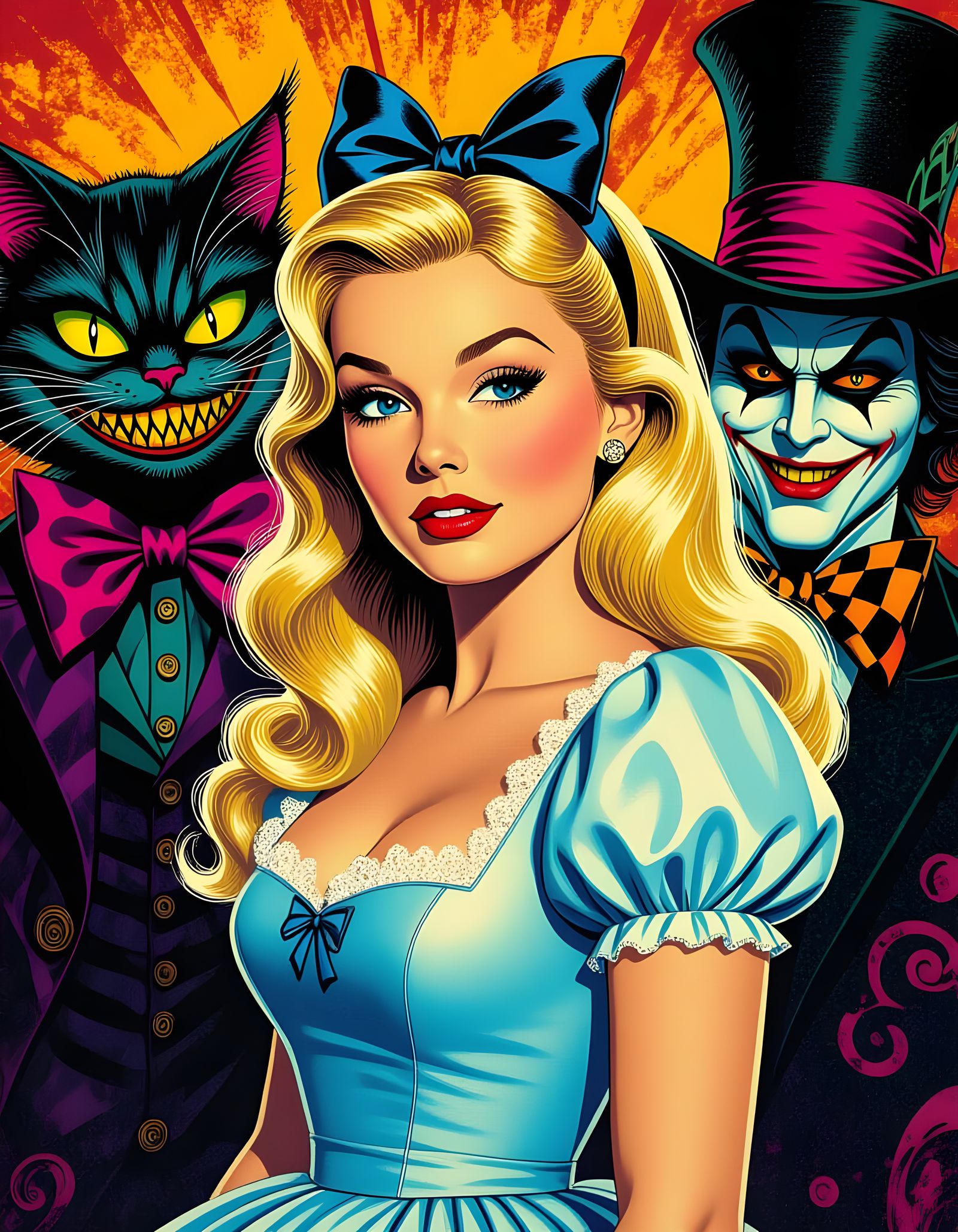 Dark Alice in Wonderland Horror Fantasy
