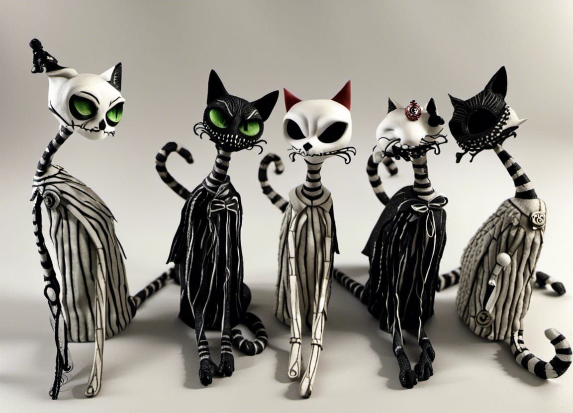 Nightmare Before Christmas: Sleeping Cats