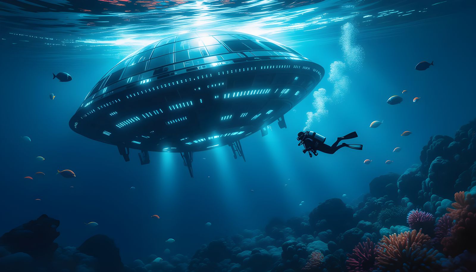 Crashed UFO Discovered on Ocean Floor