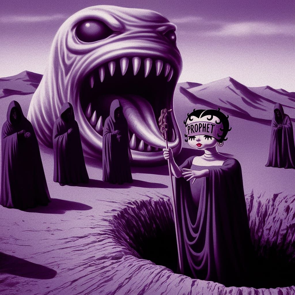 1930s Cartoon Vampire Worm Worshiped by Mutants