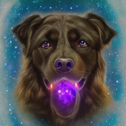 Galaxy Dog Concept Art in 8K Resolution