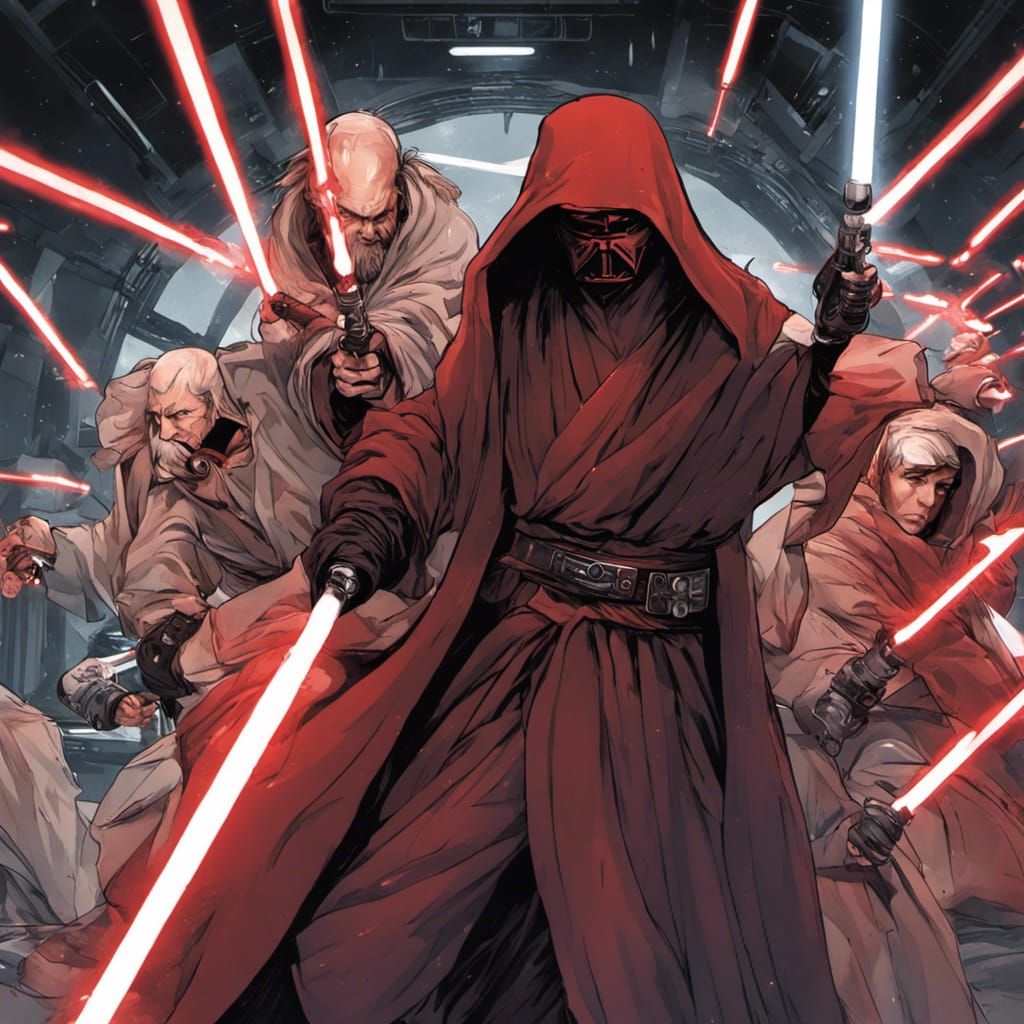 Ottoman Sith Lord vs Russian Jedi: Anime Style