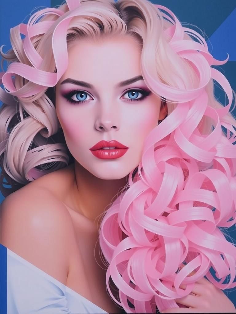 Geometric Composition in Mondrian Style