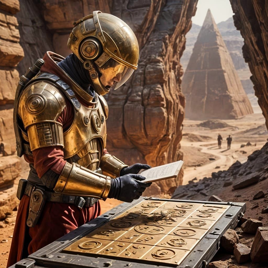 Space Archaeologist Discovers Ancient Tablet on Mars