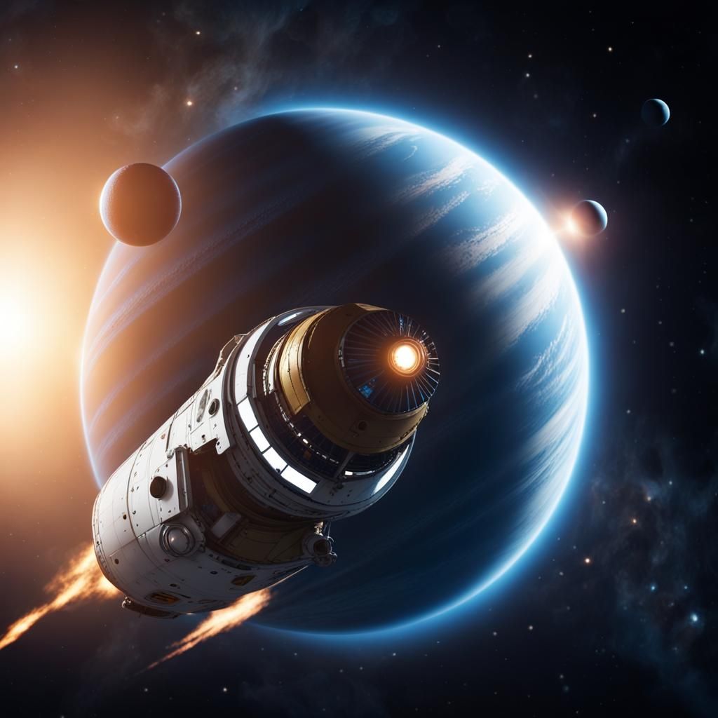 Dionysis 3 to mission control: I can confirm braking thrusters have fired. All systems nominal for orbital insertion.