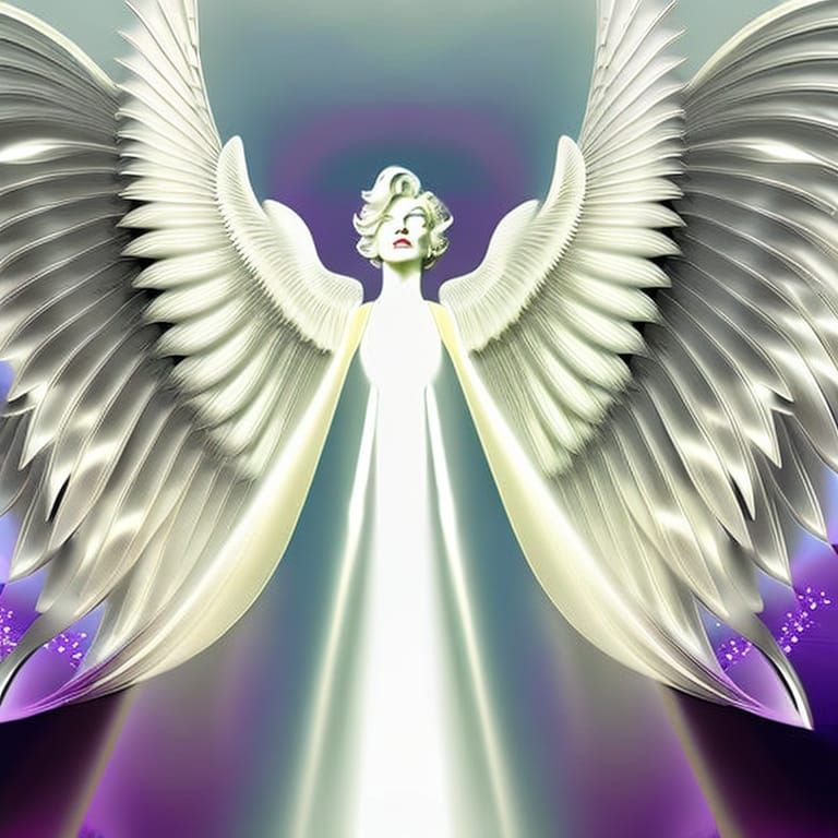 Fallen Angel: Marilyn Monroe in Digital Fantasy