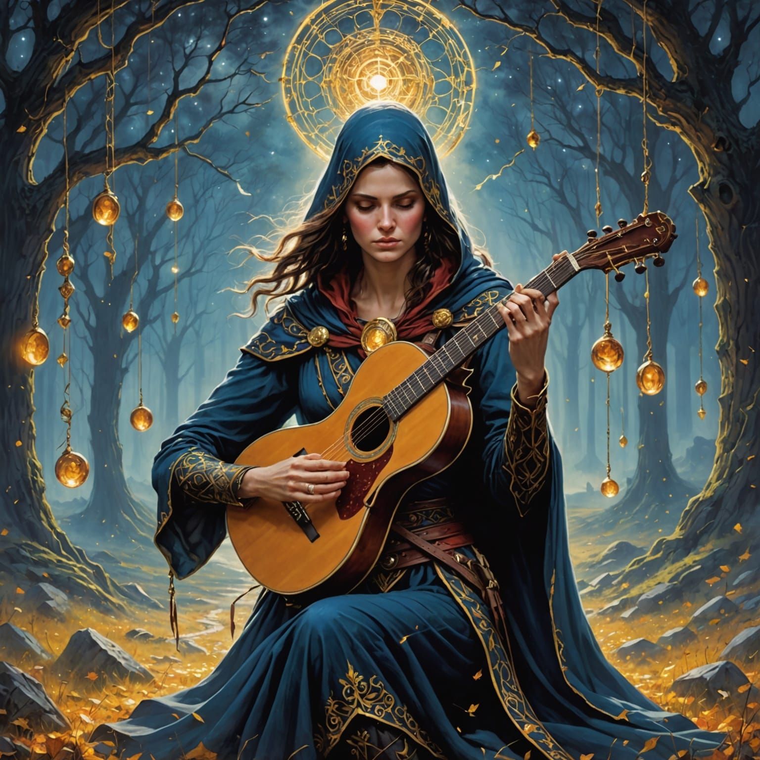 To pluck the strings of destiny 
only to ring the echoes of eternity