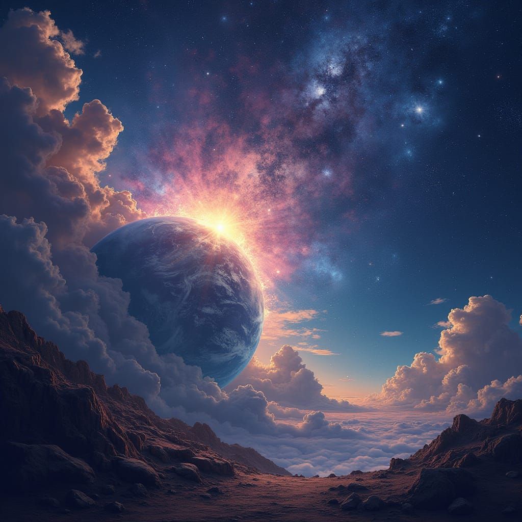 Celestial Canvas Unfolds in Epic Hyperdetailed Beauty