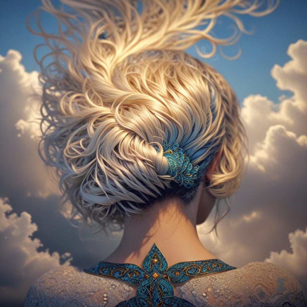 Celtic Fractals in Photorealistic Cloisonné Style