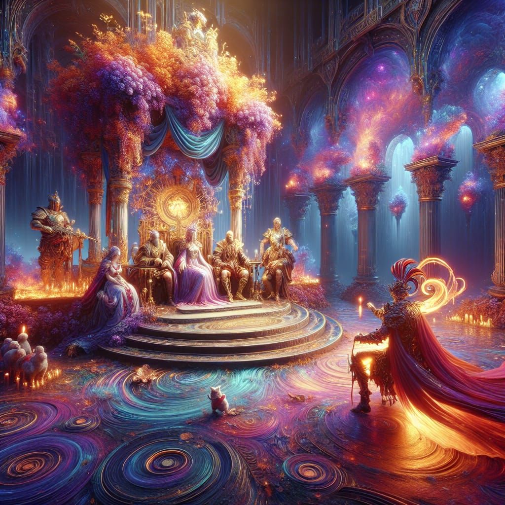 Ancient Roman Royalty Enjoys Whimsical Court Entertainment