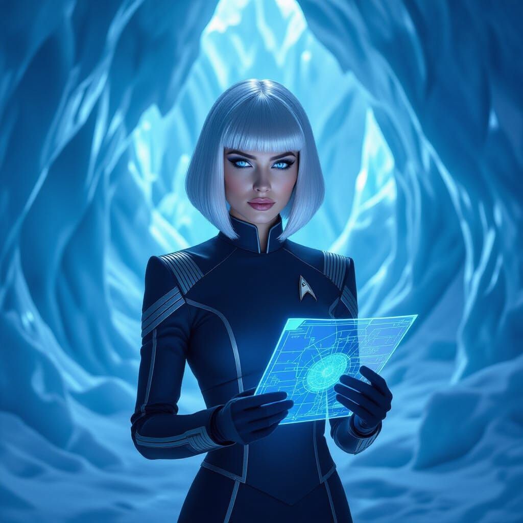 Arctic Explorer Loxy Isadora Bliss in Crystalline Fortress