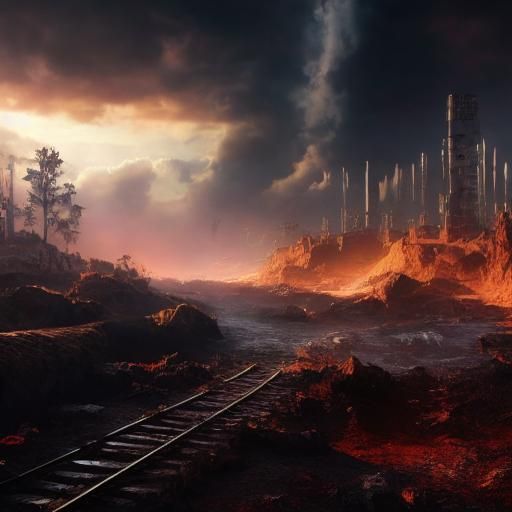 Humanity at Crossroads: War or Peace in Digital Art