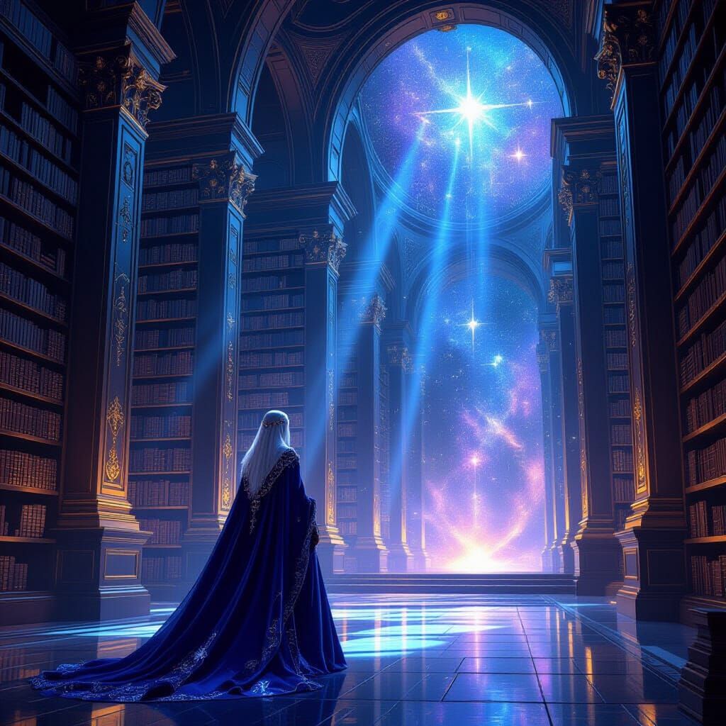 Regal Queen Enters Infinite Cosmic Library