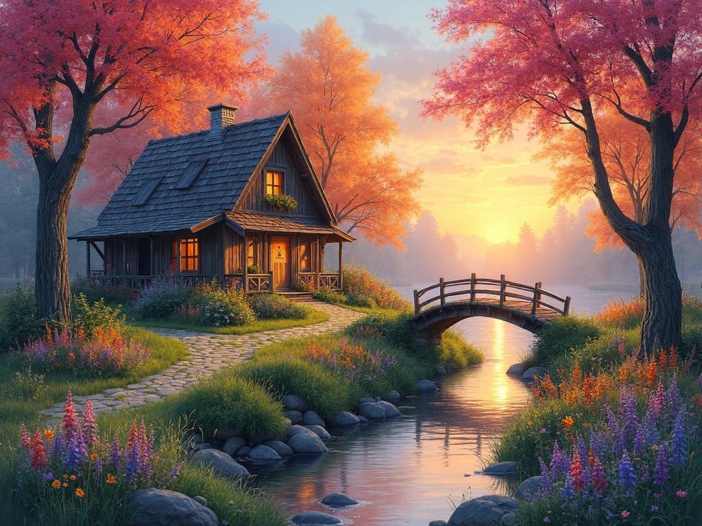 Autumn Whispers by the Hearthlight