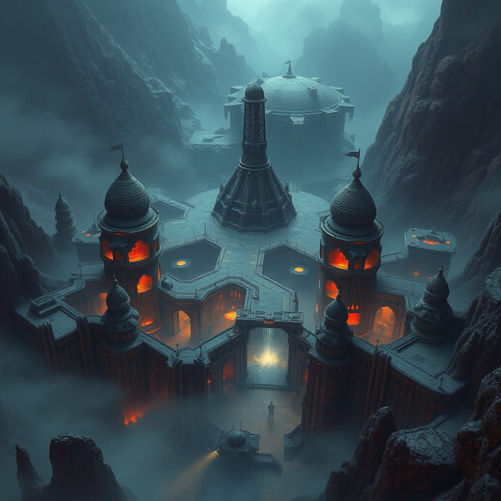 Dwemer Industrial Complex in Southeastern Blackreach, a Real...