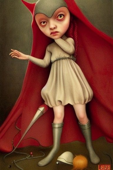 Scarlet Witch: Renaissance Action in Pop Surrealism
