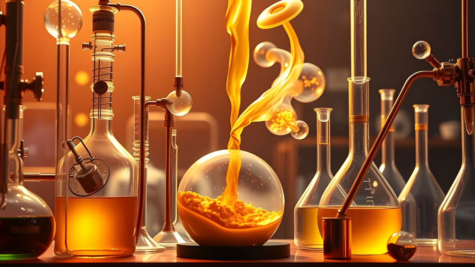 Golden Transmutation in Glassware