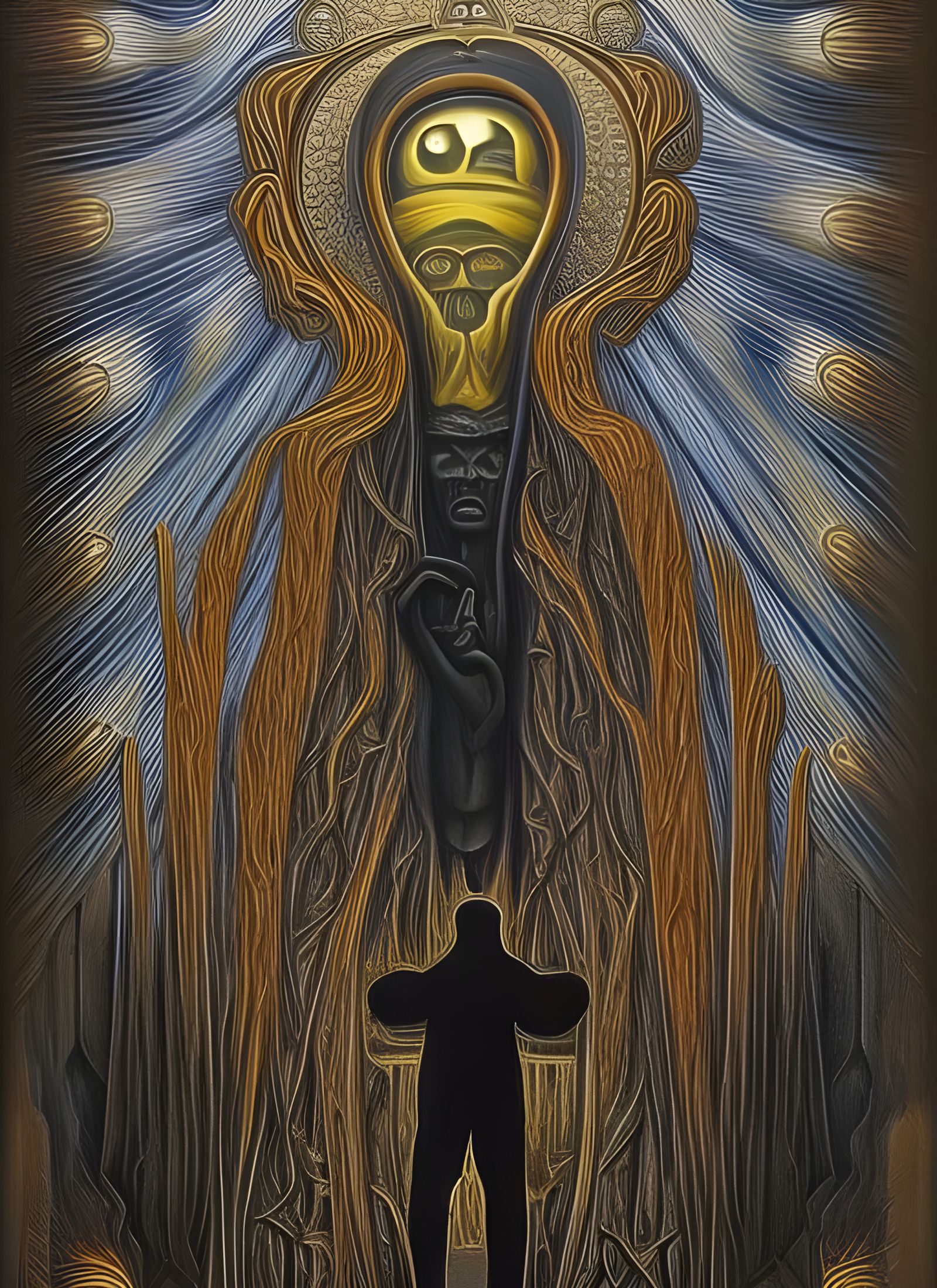 Surrealist Scream: A Fusion of Artistic Visions