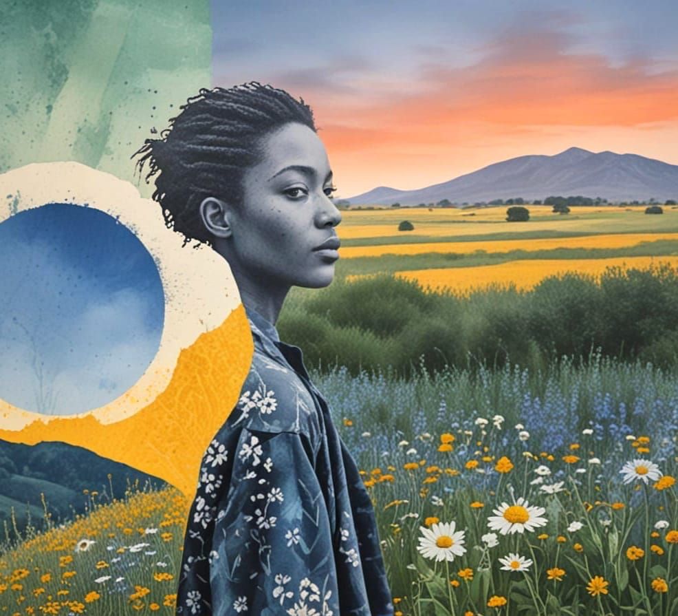 Nature's Ephemeral Beauty Unfolds in Textured Tapestry