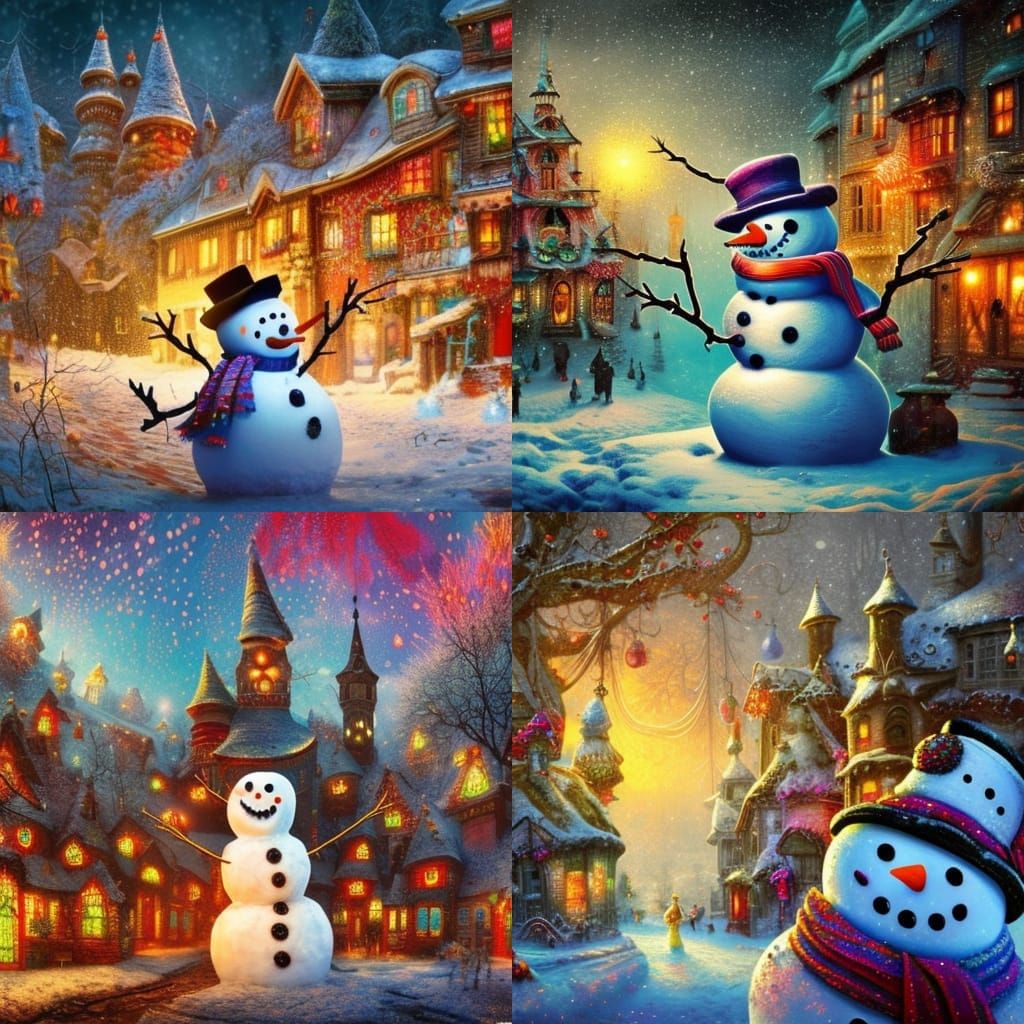 Happy Snowfolk