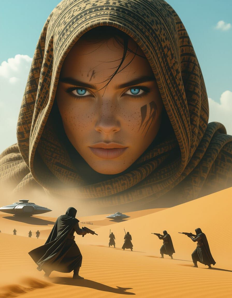 Frank Herbert’s Dune concept art....