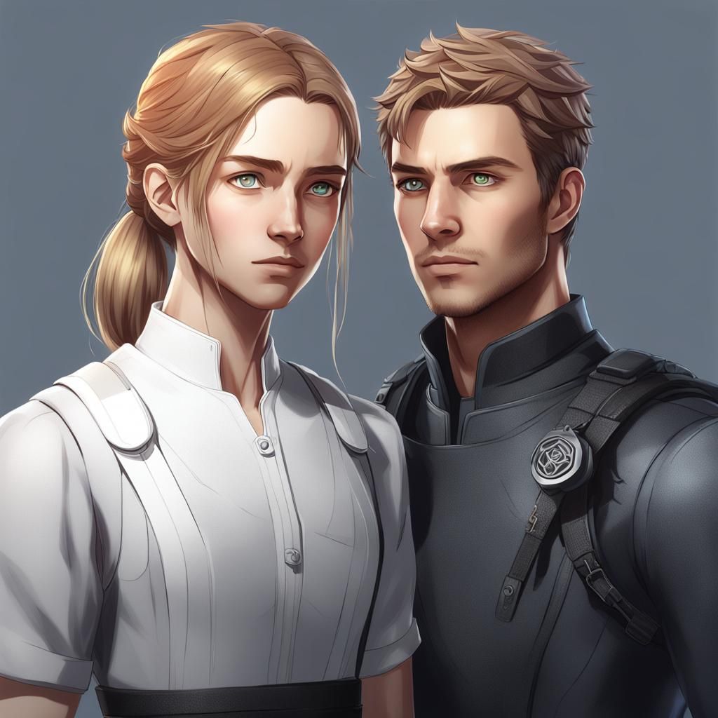 Detailed 3D Anime Art of Divergent Characters