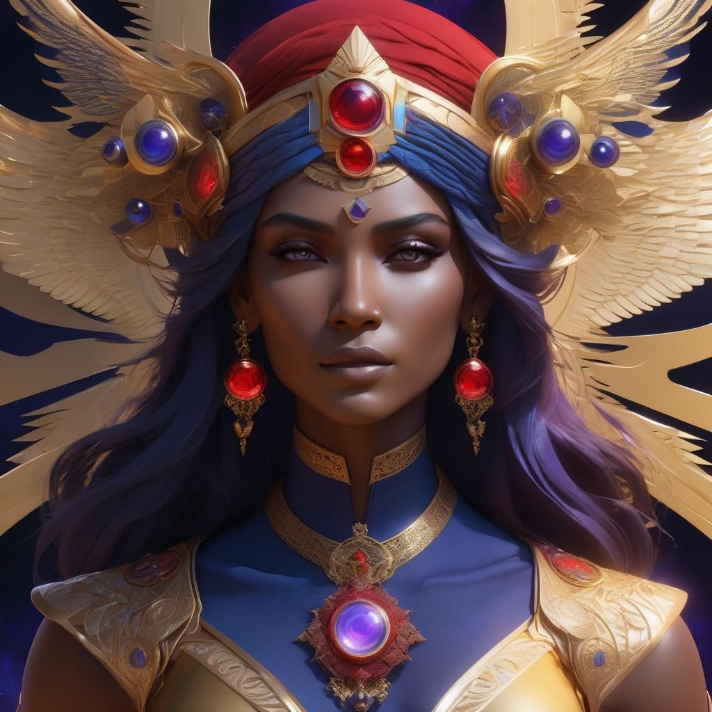 Harmonic Portrait of Saturn with Crown Chakra