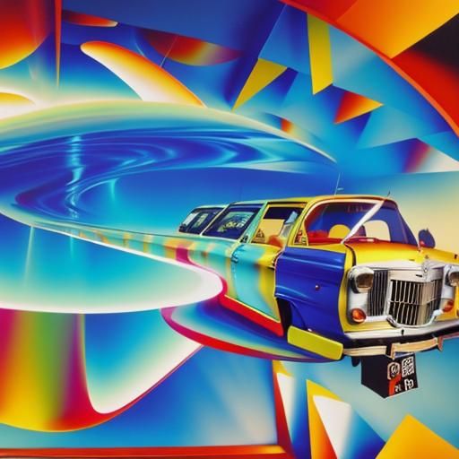 Weird and Bizarre 3D Oil Painting