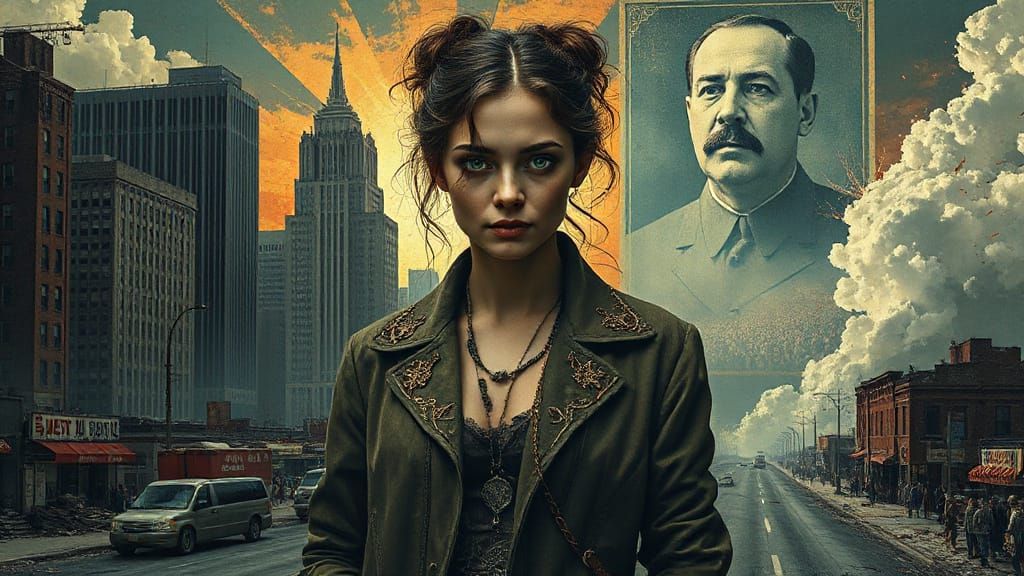 Green-Eyed Rebel Against Dystopian America